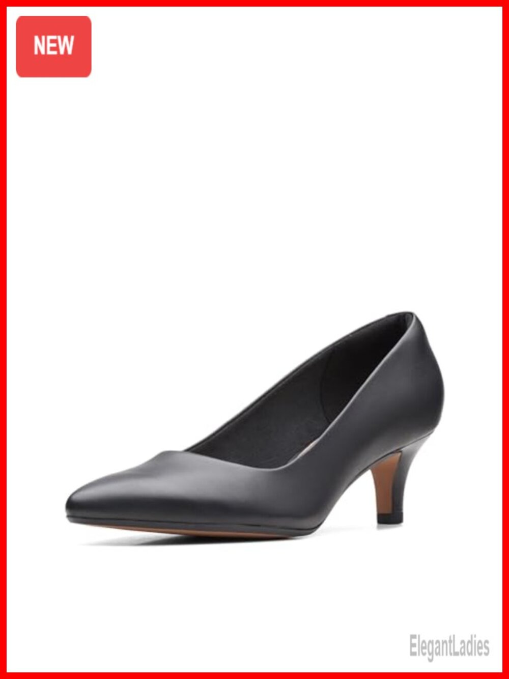 Clarks Linvale Jerica Kitten Heel Pump Cushioned Insole Formal Wedding